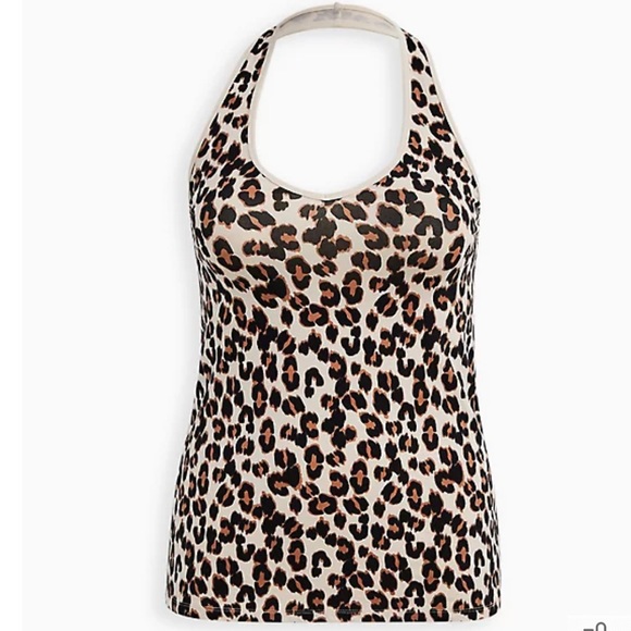 Torrid Leopard Halter Top 6X - Picture 6 of 9